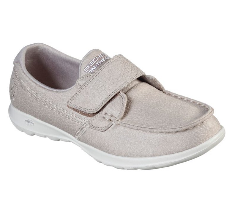 Skechers Gowalk Lite - Shore - Womens Slip On Shoes Beige [AU-PZ4934]